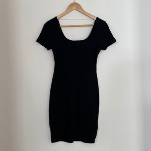 Wild Fable ribbed black dress